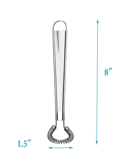 Batidor de Huevo Manual Jizlan de Acero Inoxidable 20 cm