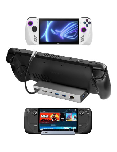 Dock 6-en-1 para Steam Deck 4K 60Hz - Iavkyu
