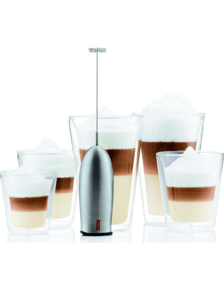 Batidora de Leche Bodum Schiuma a Batería Negra 108g