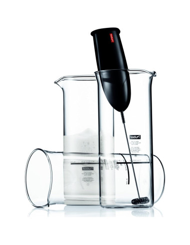 Batidora de Leche Bodum Schiuma a Batería Negra 108g