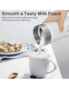 Espumador de Leche Eléctrico SIMPLETASTE 4-en-1 300ml 2