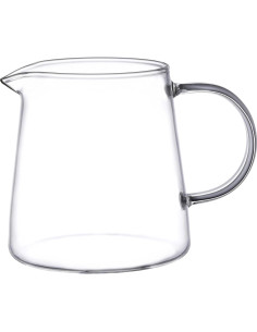 Jarra de vidrio mini JIEJE 250 ml para crema y té 2