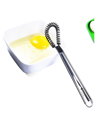 Batidor de Huevo Mini i Kito de Acero Inoxidable 20.3 cm