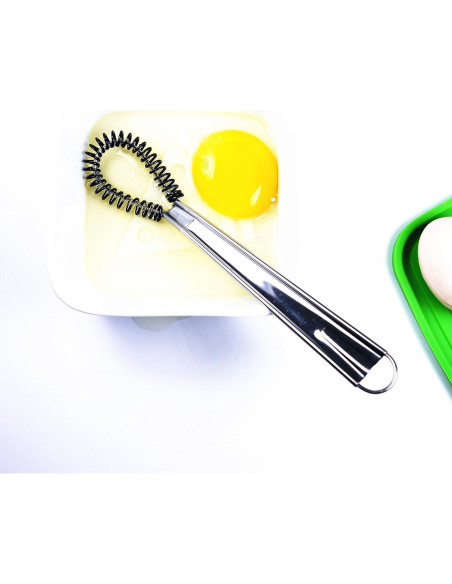 Batidor de Huevo Mini i Kito de Acero Inoxidable 20.3 cm