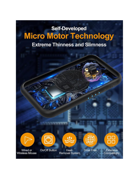 Dispositivo de Movimiento de Ratón Meatanty MA-URJ001 Silencioso