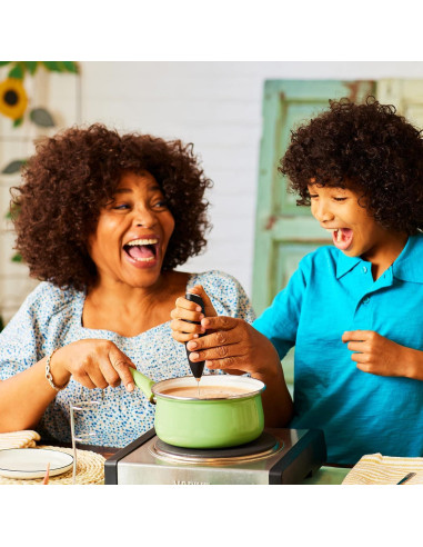 Espumador de Leche Eléctrico FrothBlast Negro 22.86 cm