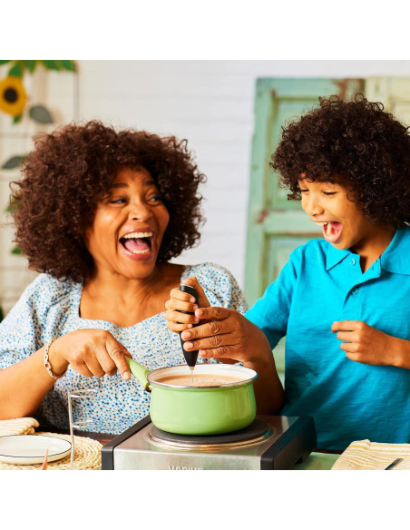 Espumador de Leche Eléctrico FrothBlast Negro 22.86 cm