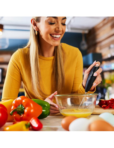 Espumador de Leche Eléctrico FrothBlast Negro 22.86 cm