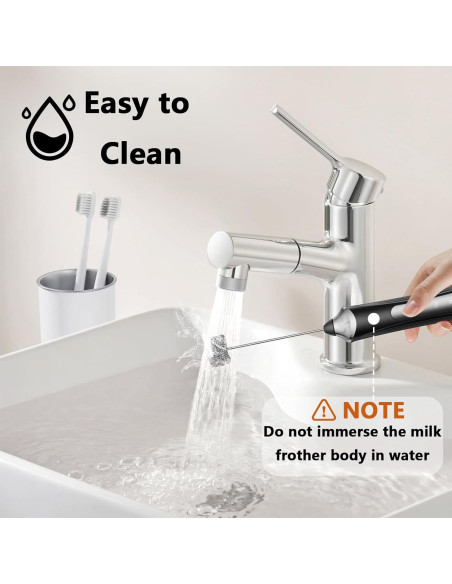 Espumador de Leche Collwin Recargable 3 Velocidades Acero Inoxidable