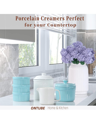 Cremera de Cerámica ONTUBE 283.5 ml para Café y Leche