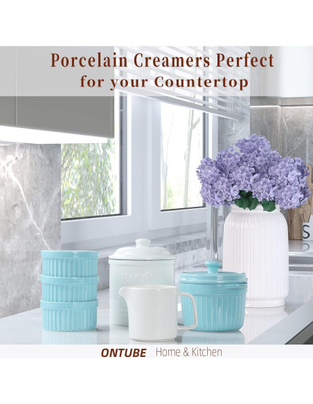 Cremera de Cerámica ONTUBE 283.5 ml para Café y Leche