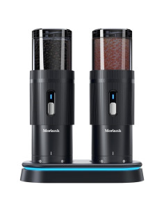 Juego de Molinillos Eléctricos de Sal y Pimienta Moriank 143.5g