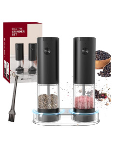 Juego de Molinillos Eléctricos Aisining 95ml con Luz LED