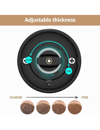 Juego de Molinillos Eléctricos Aisining 95ml con Luz LED