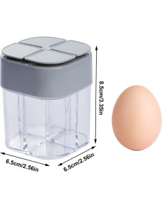 Contenedor de Especias 4 en 1 Miayon - 2 Piezas Transparentes 2