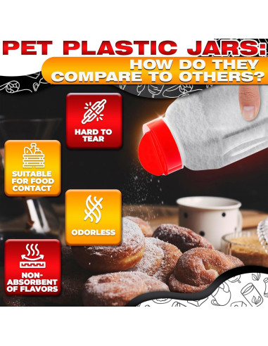 Contenedor de Especias Busichka 32oz Transparente Hermético