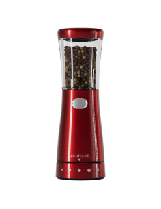 Molinillo Eléctrico de Sal y Pimienta WONMAKE Rojo 400g
