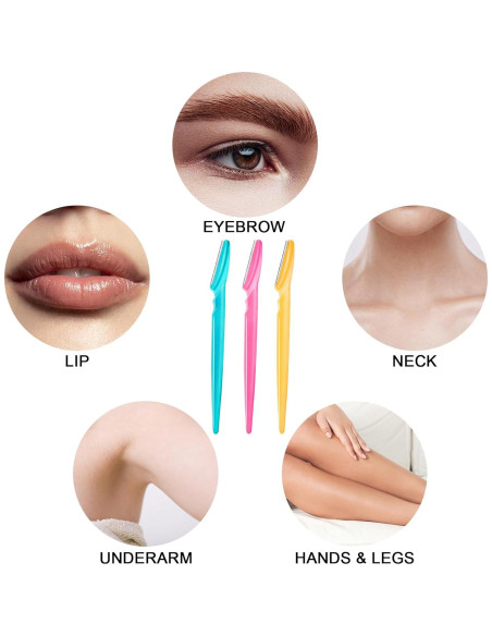 21 Cuchillas de Cejas HFATMOS - Exfoliantes Faciales Precisión