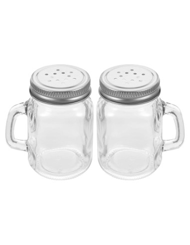 Tarros de Vidrio Vintage Zerodeko 120ml con Tapa de Aluminio