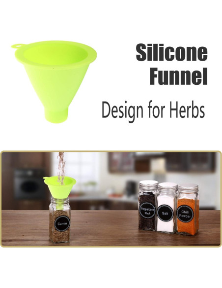 Conjunto de 48 Tarros de Especias de Vidrio SWOMMOLY 118ml