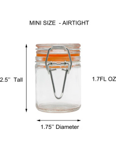 Frascos de vidrio para especias Homelike Style 50ml - 24 unidades 2