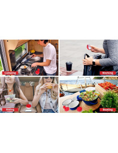 Set de Sal y Pimienta Signora Ware 4 Mini Saleros 28g 2