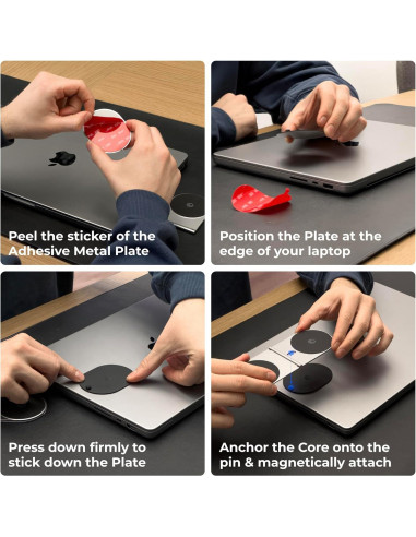 Soporte Magnético Rolling Square Edge Pro Core - Negro