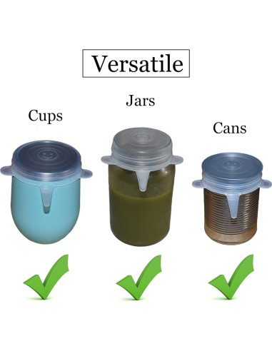 Tapas de Silicona Estirables Spoiled Pet - 4 Piezas para Latas