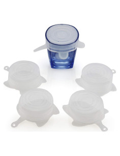 Tapa de Silicona Estirable Ulrolc 5 Pack 6.35 cm Reutilizables