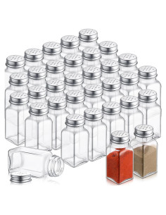 Juego de 96 Saleros y Pimenteros Zhehao de Vidrio 9 cm