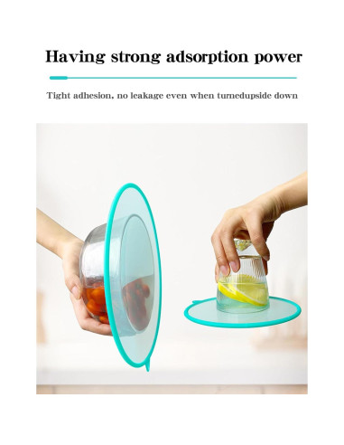 Cubiertas de Silicona Reutilizables KJXXXXX - 3 Piezas Verde