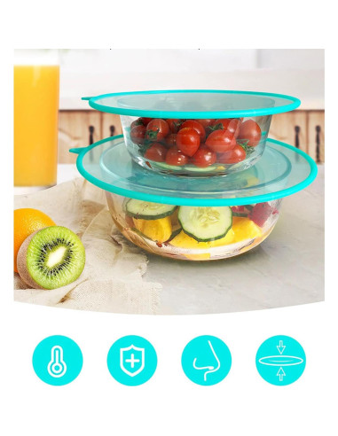 Cubiertas de Silicona Reutilizables KJXXXXX - 3 Piezas Verde