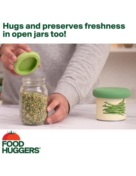 Cubiertas para Latas Food Huggers 3 Piezas Silicona Azul