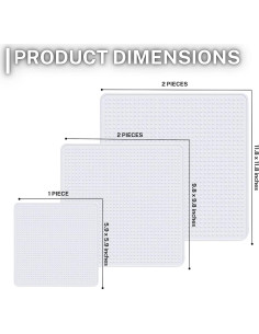 Cubiertas de Silicona Reutilizables NOVASYNC 5 Piezas 10-30 cm 2