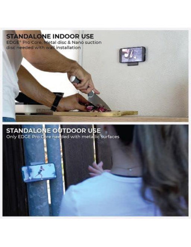 Soporte Magnético Rolling Square Edge Pro Core - Negro