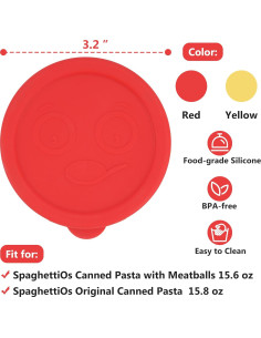 2 Tapas de Silicona para Latas de 3.2 Pulgadas Purekra 2