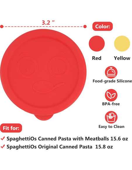 2 Tapas de Silicona para Latas de 3.2 Pulgadas Purekra