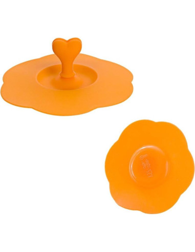 6 Tapas de Taza de Silicona AKOAK con Soporte para Cuchara