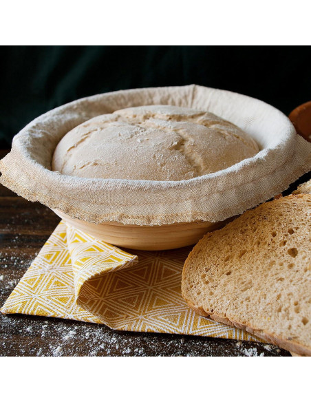 Cubiertas de Tazón Reutilizables Patelai 10 Pcs 5 Tamaños Beige