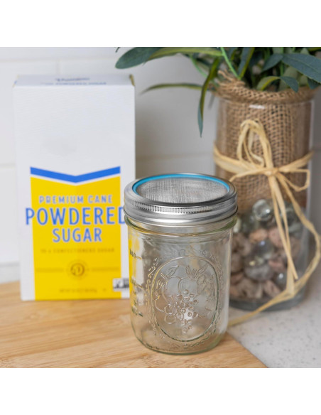 Set de Tapa de Tamiz de Harina y Dispensador de Azúcar Jarware