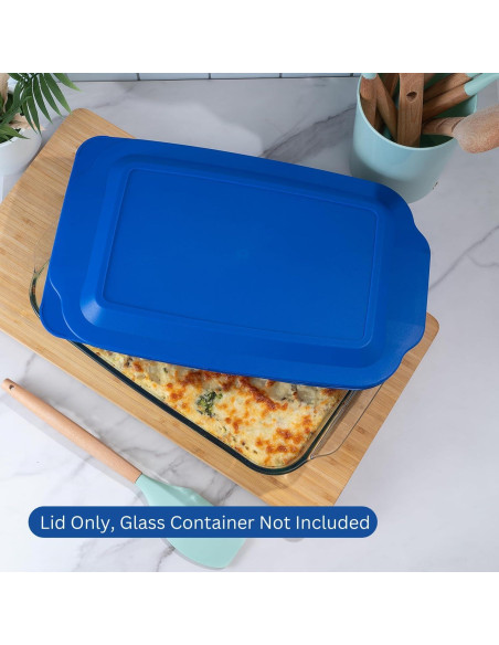 Tapa de Reemplazo Pyrex 3 QT MRX Azul - Compatible 233-PC
