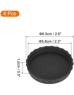 Tapas de Silicona MECCANIXITY 6 Pcs Sello Hermético para Botellas 2