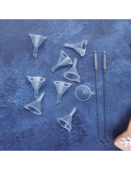 30 Embudos de Plástico Mini Agidea para Llenar Botellas 30 Embudos de Plástico Mini Agidea para Llenar Botellas