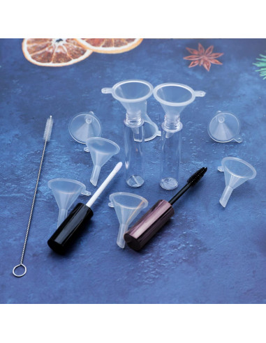 30 Embudos de Plástico Mini Agidea para Llenar Botellas