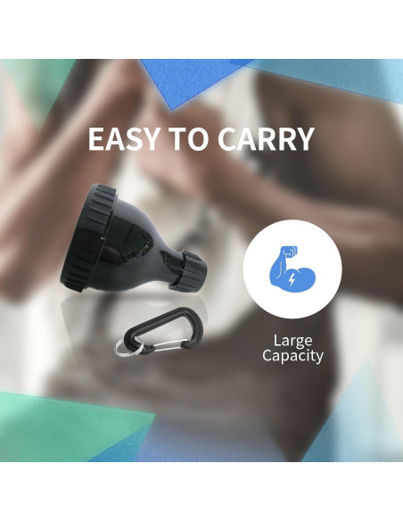 Contenedor de Polvo de Proteína PEHADU 2 Pack con Embudo