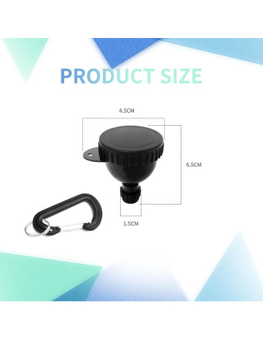 Contenedor de Polvo de Proteína PEHADU 2 Pack con Embudo