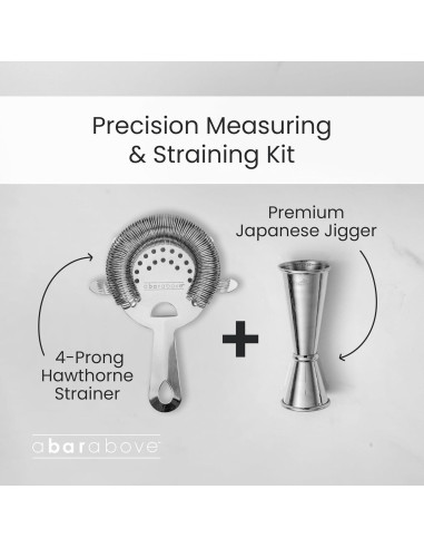 Colador de Cócteles Hawthorne A Bar Above Acero Inoxidable