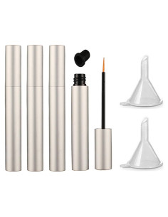 4 Tubos Vacíos de Aluminio 5ml para Delineador lasenersm