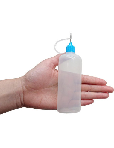 Goiio 10 Botellas Aplicador 120 ml Punta Precisión Multicolor