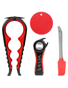 Abridor de frascos 5 en 1 Amroicus para manos débiles